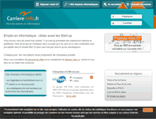 Tablet Screenshot of carriere-info.fr